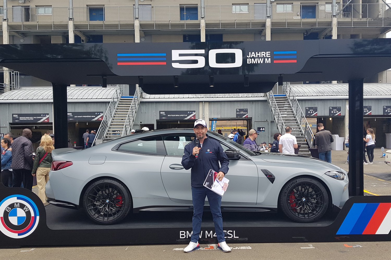 Événement corporate — prise de parole sur scène