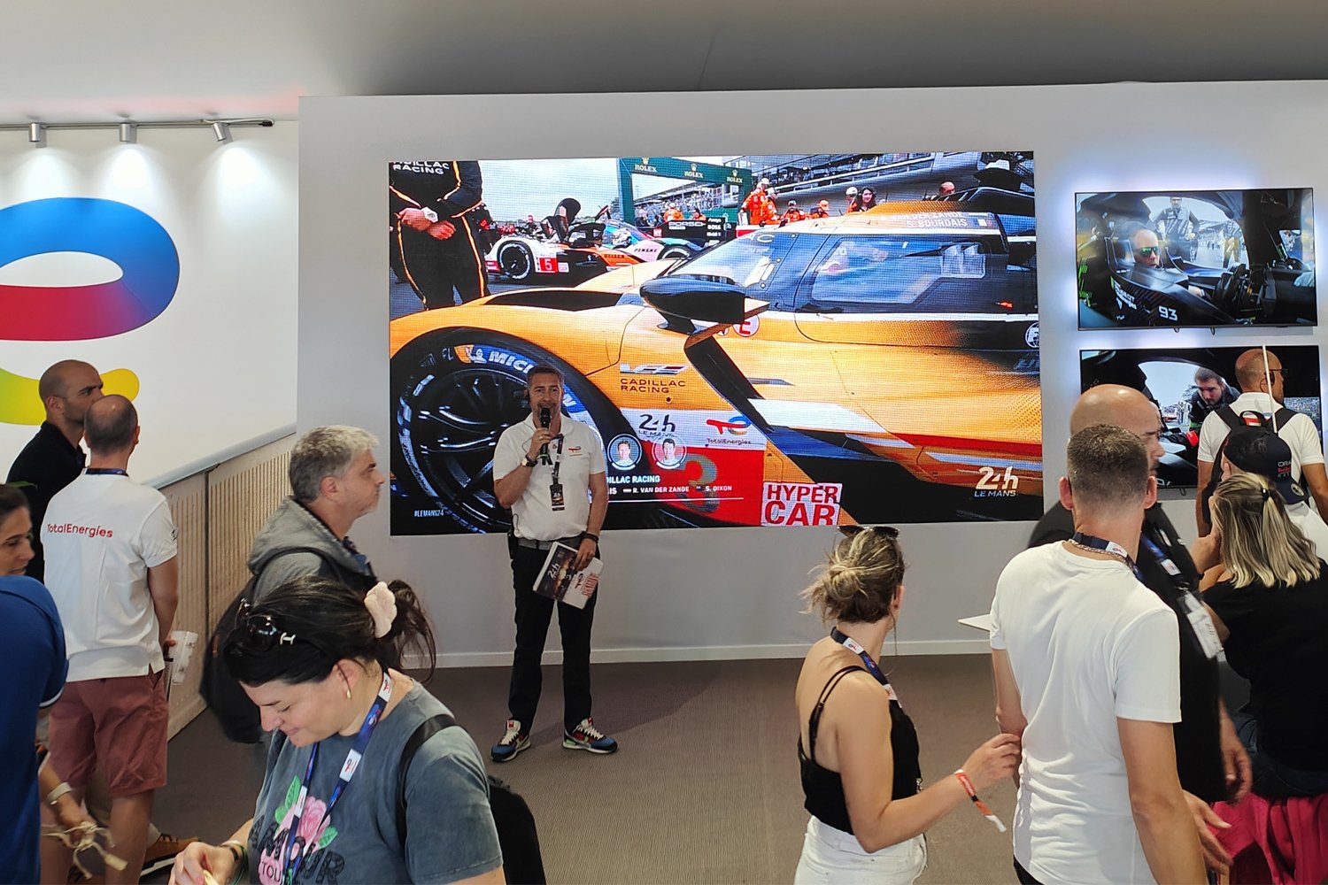 Sylvère Durand sur scène — événement corporate